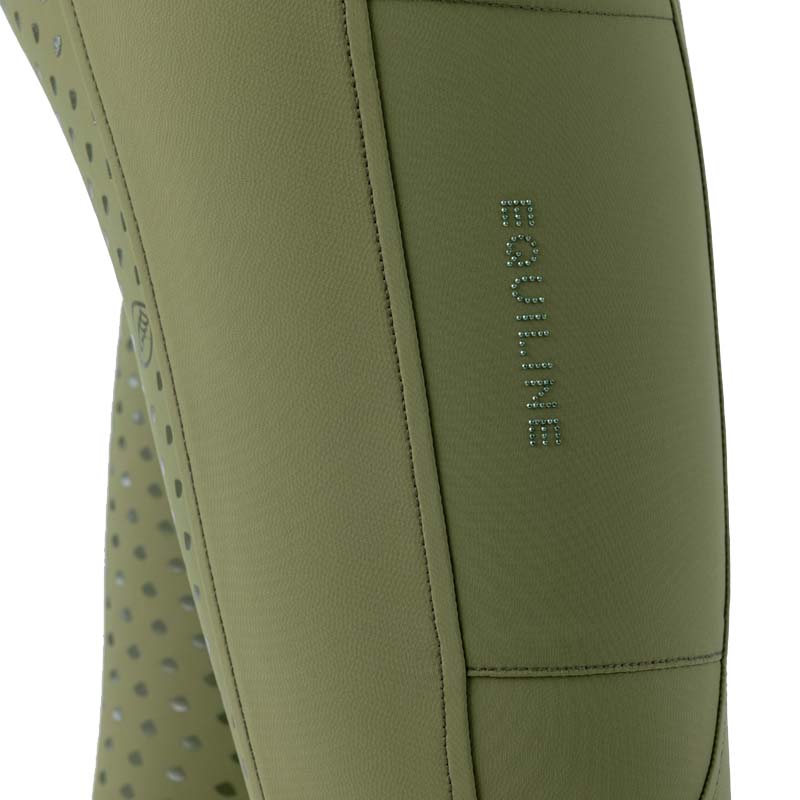 Damen Reitleggings mit hohem Bund Equiline EDNAF Full Grip - 9248