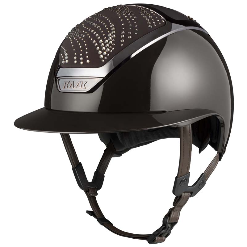 Kask star lady anima flow reithelm - mit swarovski-dekor