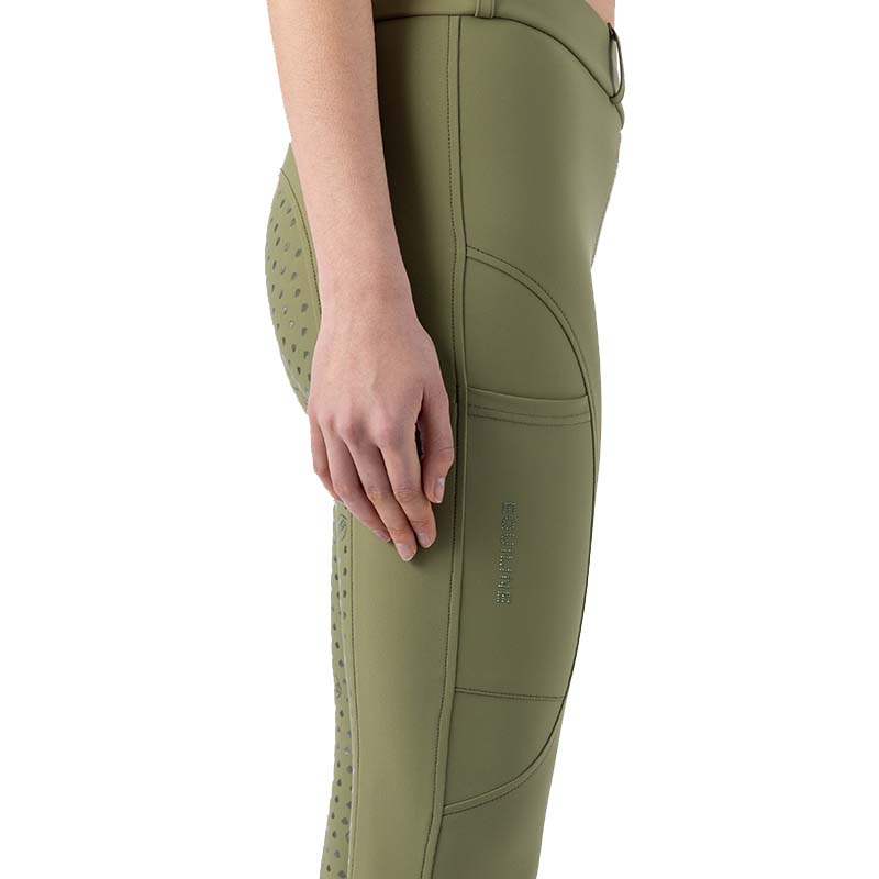 Damen Reitleggings mit hohem Bund Equiline EDNAF Full Grip - 9248