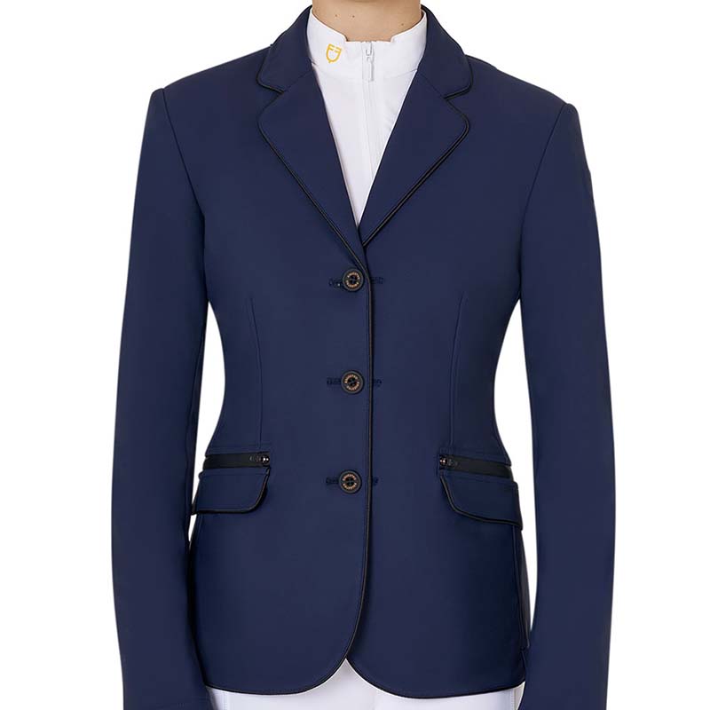 Equestro Turnierjacke für Mädchen aus wasserabweisendem Funktionsstoff - 9806