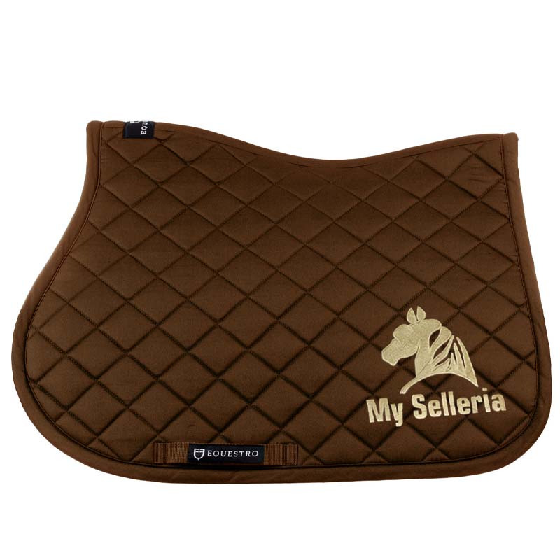 Englische Sattelpad Springen mit Gesticktem My Selleria Logo - 2979