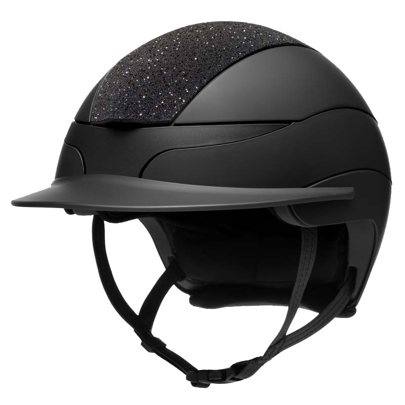 Equiline XANTO TOP SWAROVSKI Reithelm mit flexiblem schmalem Visier - 3231