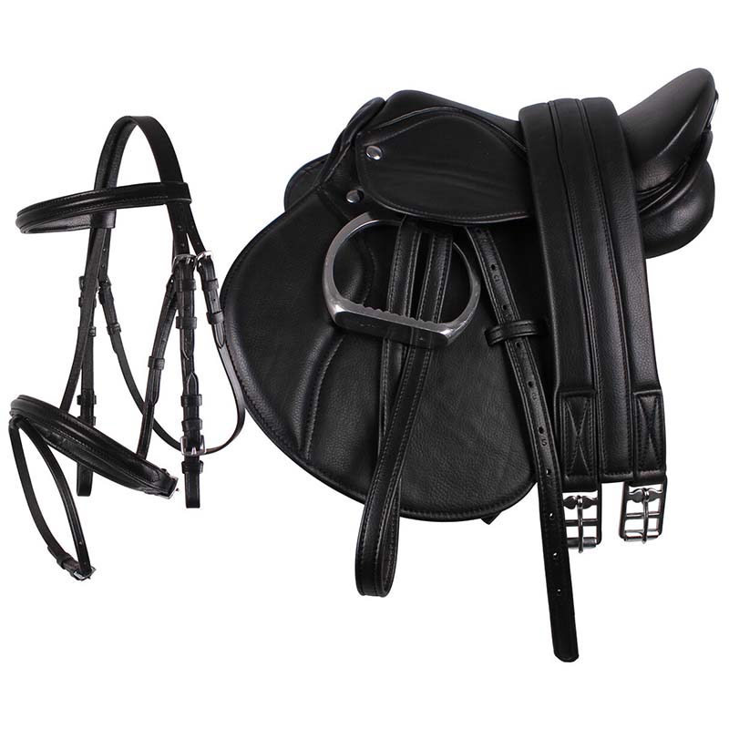Komplettes pony-sattelset 13'' für kinder