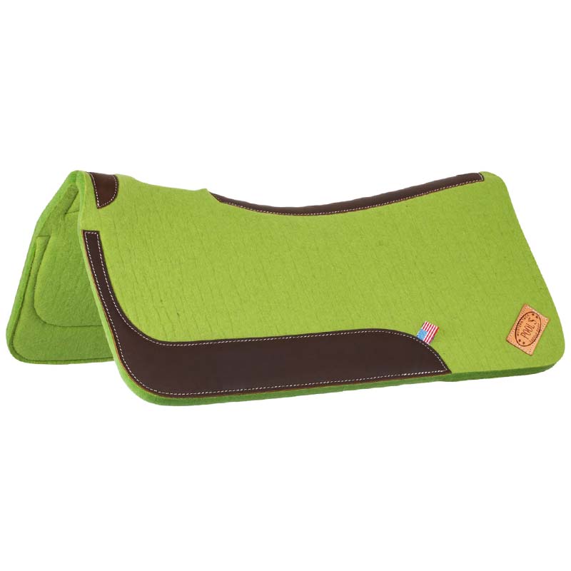 Anatomischer Western-Sattelunterlage aus Filz und Leder - 5058