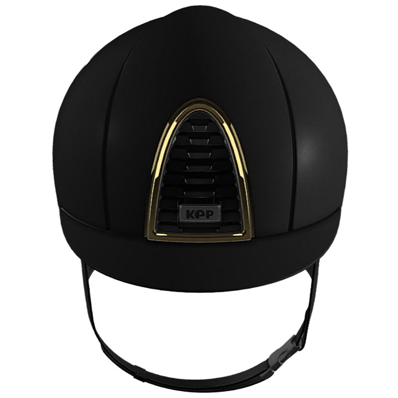 Casco Kep Italia Modell Cromo 2.0 Textile Schwarz mit Gold Frame - 3301
