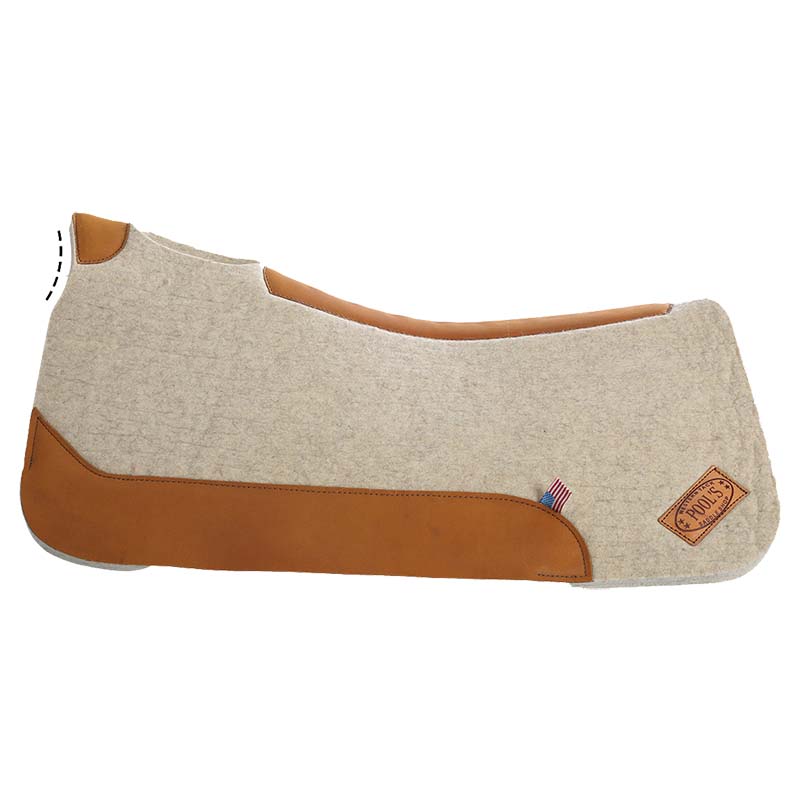 Pool's Western Wolle Filz Sattelunterlage - 5047