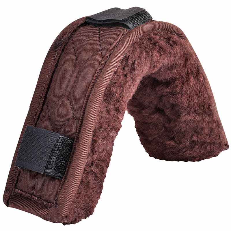 Zaum Polsterung mit Lamm Um Pferd Nose und Kopf ab 28 cm - 2371