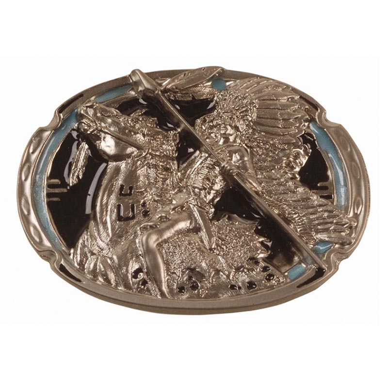 Western lakota verschiedene figuren schnalle - 4186