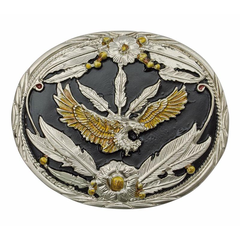 Western lakota verschiedene figuren schnalle - 4186