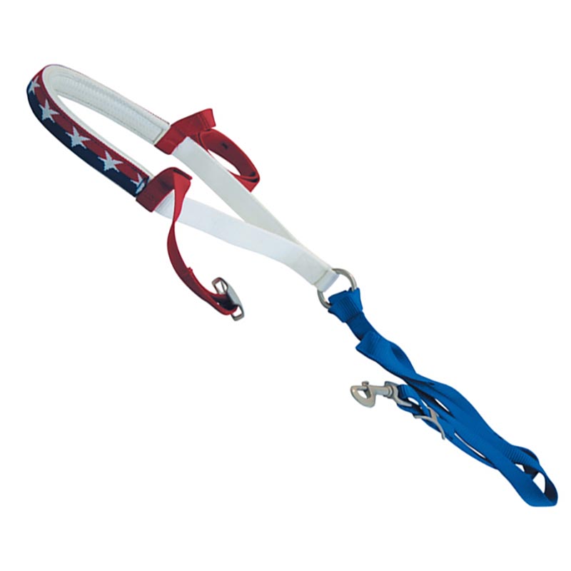 Tie down/kopfriemen aus nylon in us-farben - 4653