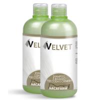 SATZ 2 STÜCK art. 0870 SHAMPOO CONDITIONER ARCAFARM VELVET