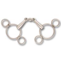 3 RING GAG BISSCHEN LORENZINI TITANIUM MIT DREI ELEMENTEN