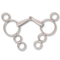4 RING GAG BISSCHEN LORENZINI TITANIUM MIT ZWEI ELEMENTEN