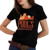 POOL'S DAMEN SLIM FIT T-SHIRT MIT COLORADO