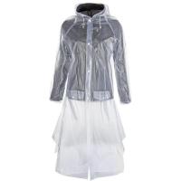 REGENJACKE UNISEX TRANSPARENT LANG