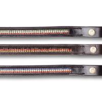 FLAGGE STIRNBAND LEDER PARIANI MIT CRYSTAL