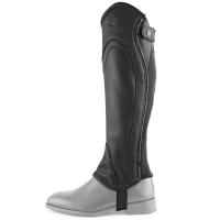 KURZCHAPS REITEN EQUESTRO CORBY LEDER SCHLIESSUNG ELASTIC