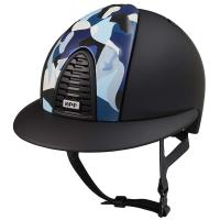 KEP ITALIA HELM Cromo 2.0 VIKINGS SCHWARZ MATT BLAU EINSATZ