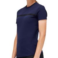 DAMEN CAVALLERIA TOSCANA T-SHIRT LOGO MESH KURZSCHLAFEN