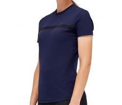 DAMEN CAVALLERIA TOSCANA T-SHIRT LOGO MESH KURZSCHLAFEN - 9632