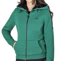 DAMEN EQUILINE CASTIC GESTEPPTE HOODIEJACKE