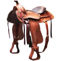 WESTERN SATTEL RED HORNS REINER