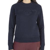 DAMEN EQUILINE RUNDER HALS SPORTLICHER SWEATER CEPIC
