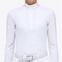 CAVALLERIA TOSCANA WETTKAMPF-POLOSHIRT FÜR DAMEN AUS JERSEY
