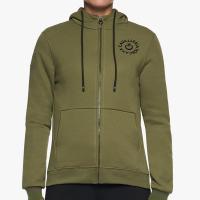 DAMEN SWEATSHIRT HOODIE MIT ZIP UND HOOD CAVALLERIA TOSCANA