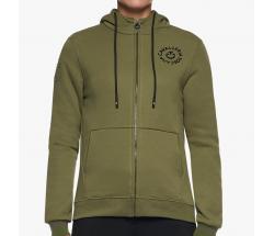 DAMEN SWEATSHIRT HOODIE MIT ZIP UND HOOD CAVALLERIA TOSCANA - 9651