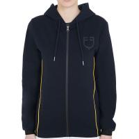 DAMEN EQUESTRO HOODIE SWEATSHIRT MIT VOLLEM ZIP