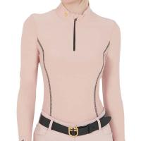 EQUESTRO TRAINING POLO DAMEN SLIM FIT LANGARM
