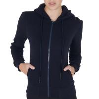 EQUESTRO SWEATSHIRT AUS WEICHER BAUMWOLLE MIT REISSVERSCHLUSS UND KAPUZE für DAMEN