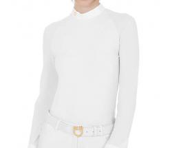 WETTKAMPF POLOSHIRT EQUESTRO MESH LANGARM DAMEN - 9856