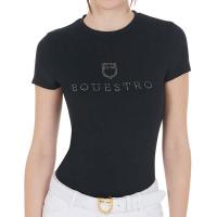 T-SHIRT EQUESTRO FÜR DAMEN MIT STRASS
