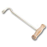 STIEFELKNECH AUS METALL MIT HOLZGRIFF