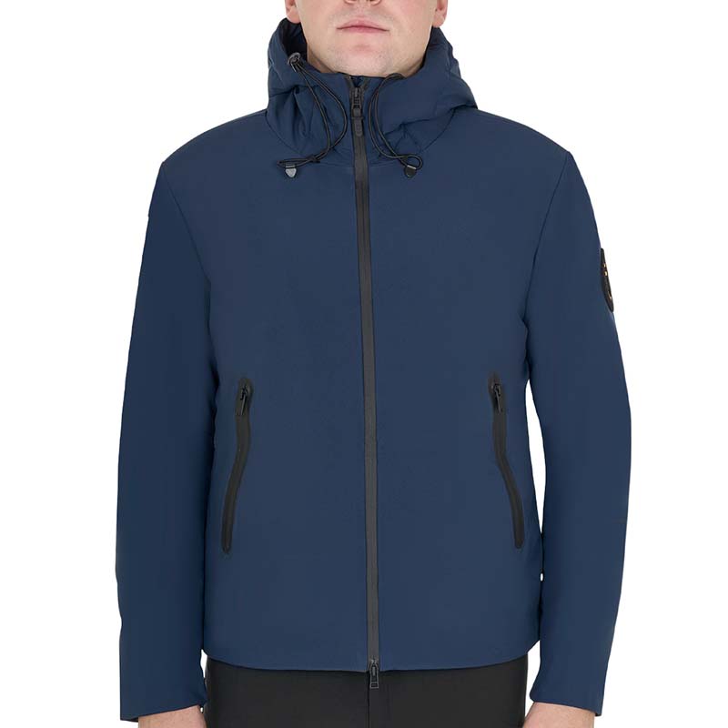 Wasserdichte, winddichte Herrenjacke Equestro aus technischem Nylon - 9550