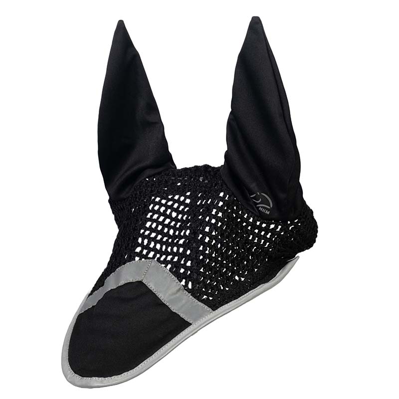 Reflektierende Fliegenhaube für Pferde von HKM - 0691