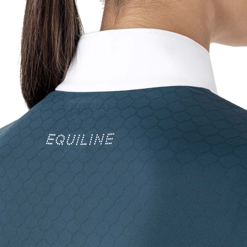 Equiline Damen- Zweifarbige Turniershirt Modell Estock - 9225