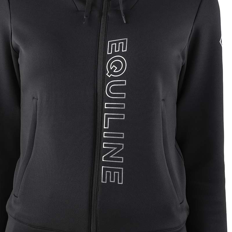 Equiline Damen-Winter-Sweatshirt aus Funktionsstoff mit Logo-Print - 9295
