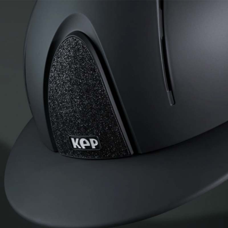  KEP Smart Nova Textile Star Reithelm - Standard-Visier, matt mit funkelndem Stoff - 2075