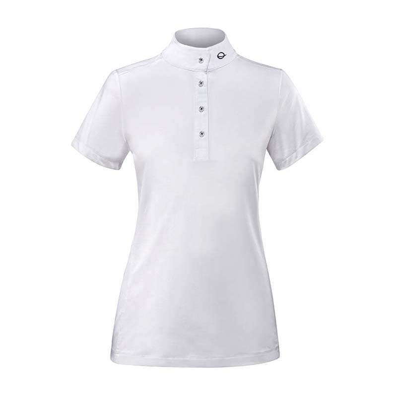 Equiline eqode kurzärmeliges damen-turnier-polohemd dorothy modell