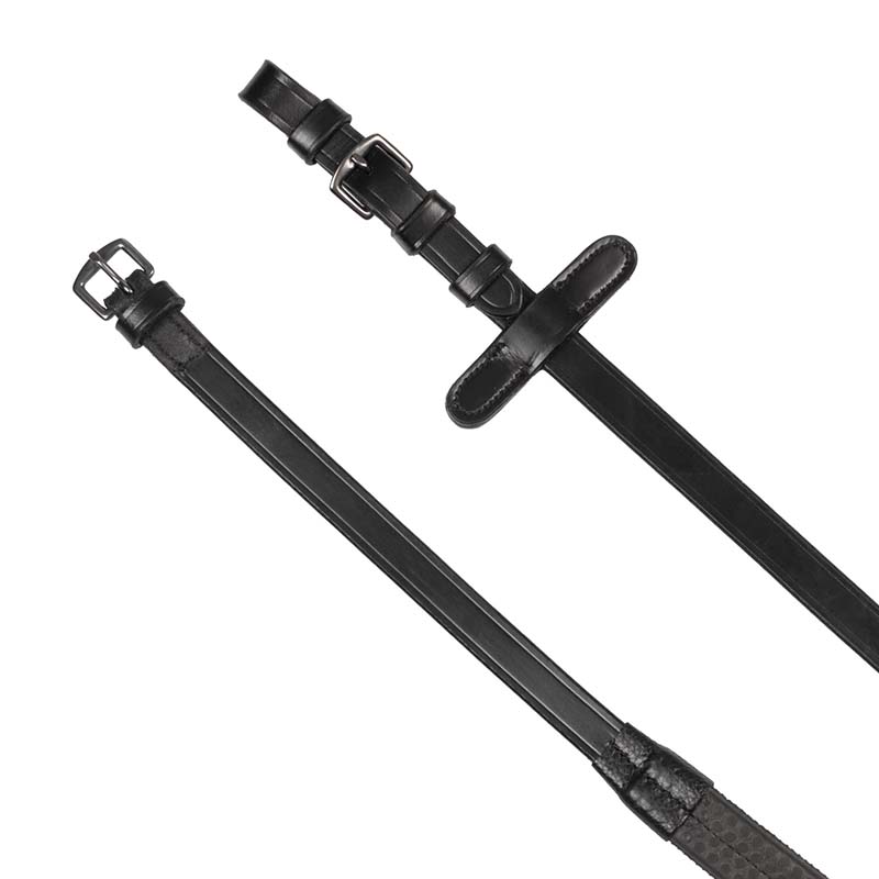 Englischer Clincher-Zaum Equestro - Leder, mit Zügeln - 3786