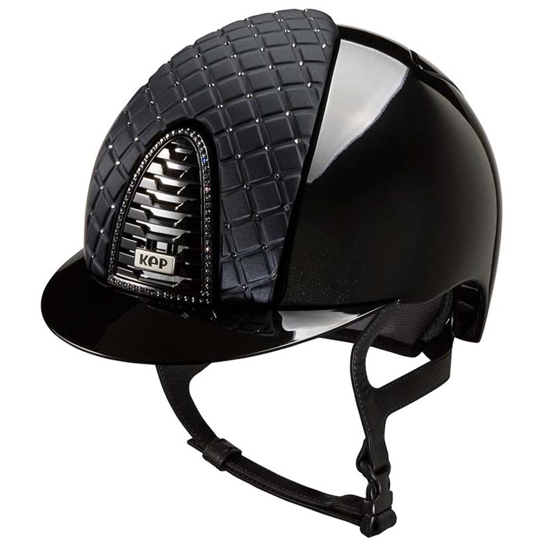 Kep italia reithelm cromo 2.0 polish mit swarovski und satin - milano cross kollektion  - 3432