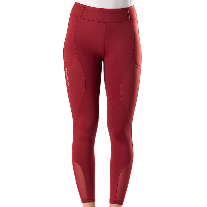 D-istinto orchidea sommer-reitleggings mit vollsilikon-grip für mädchen - 2232