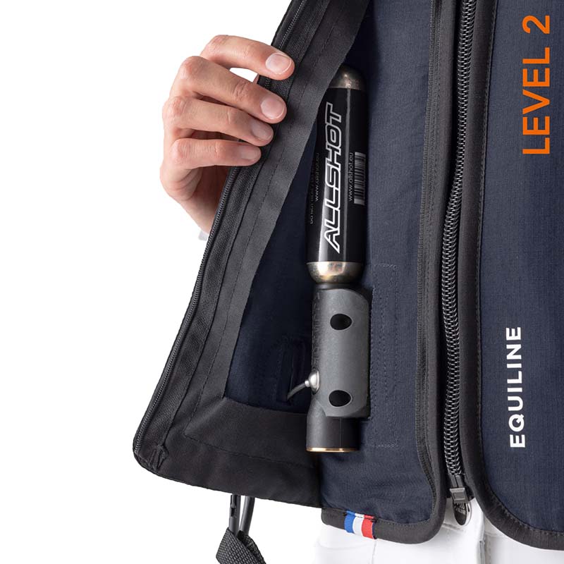 Equiline Belair Airbag-Weste Level 2 mit Rückenprotektor - Reiten und Springreiten - 3439