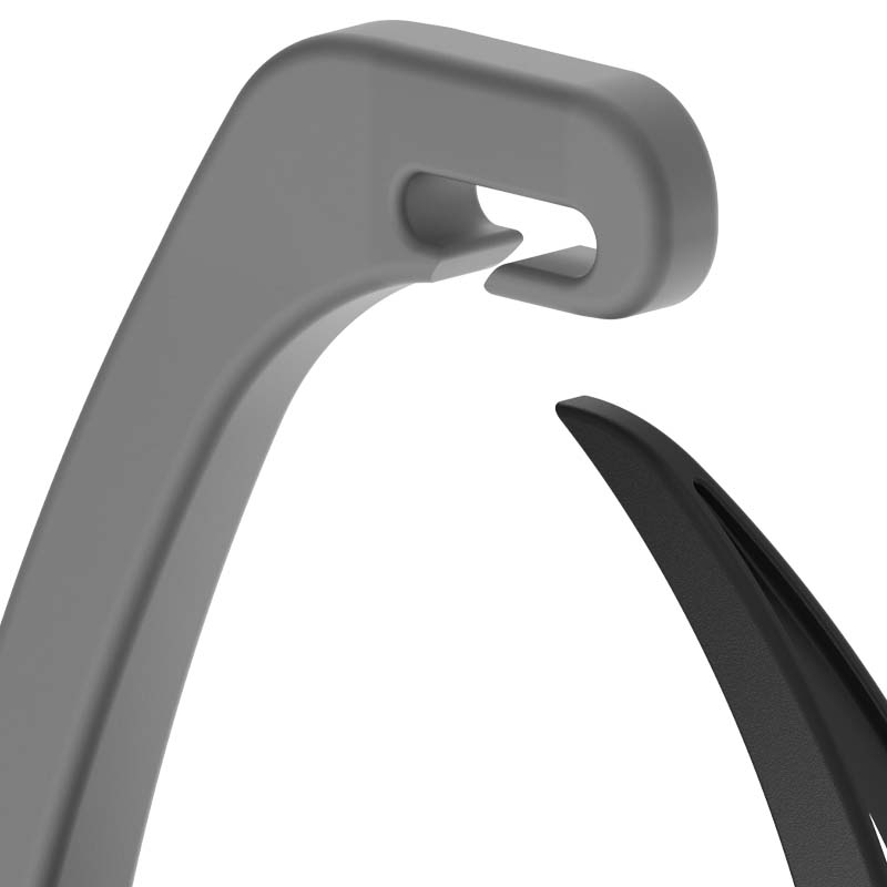 Sicherheitssteigbügel Safe Riding S3 Velvet aus Anticorodal-Aluminium Made in Italy - 3155