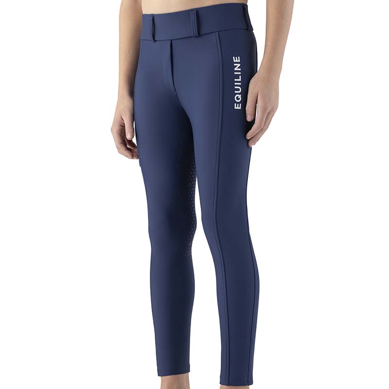 Equiline Mädchen Thermo-Reitleggings Full Grip mit Fleecefutter - 9226