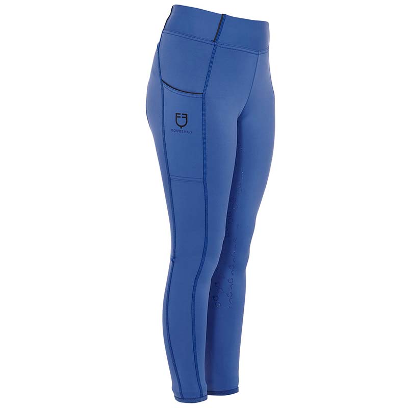 Equestro Winter Reitleggings für Mädchen mit Vollgrip und Fleecefutter - 9785