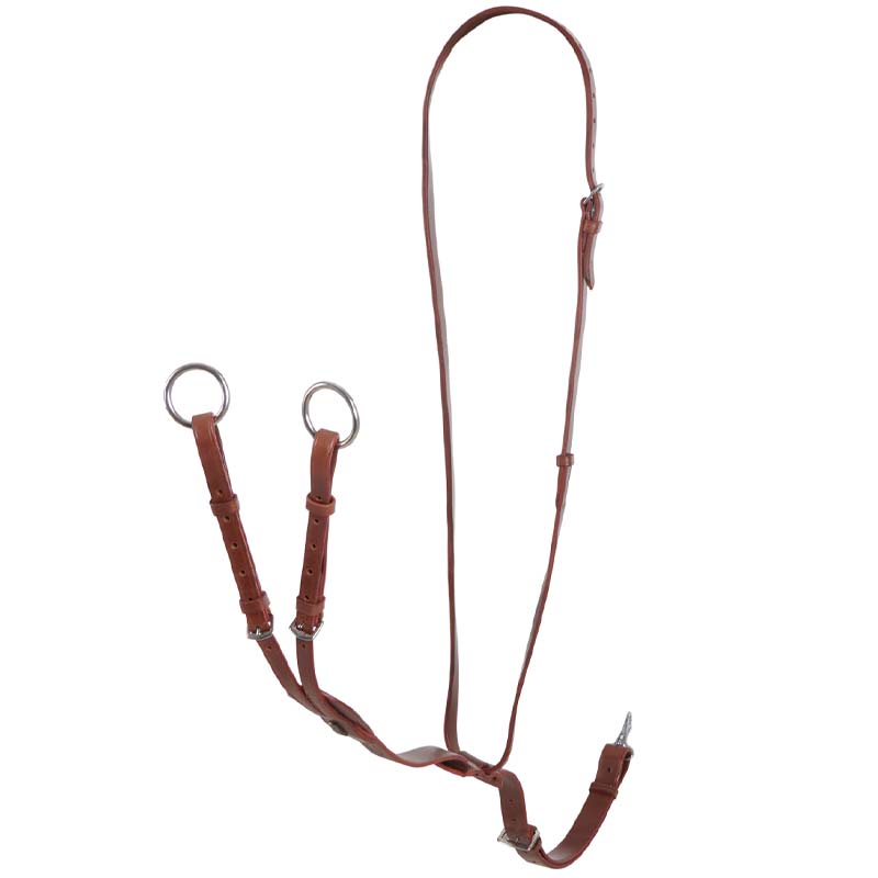 Equestro Collier Martingale Melissa Modell aus Leder - 2612